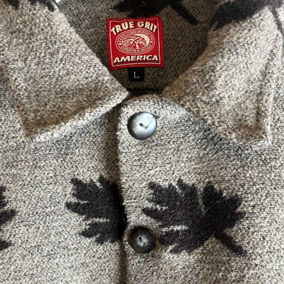 True Grit Jackets & Coats Vintage True Grit Bears Mountains Wool